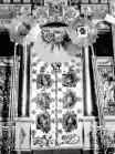 Церковь Воскресения на Дебре. Царские врата главного иконостаса (фото 1978 г.)
